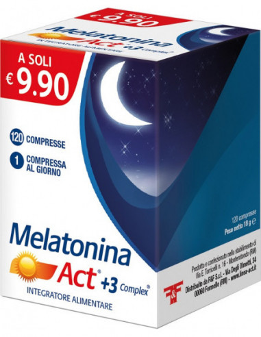 Melatonina Act +3 Complex 120 Compresse
