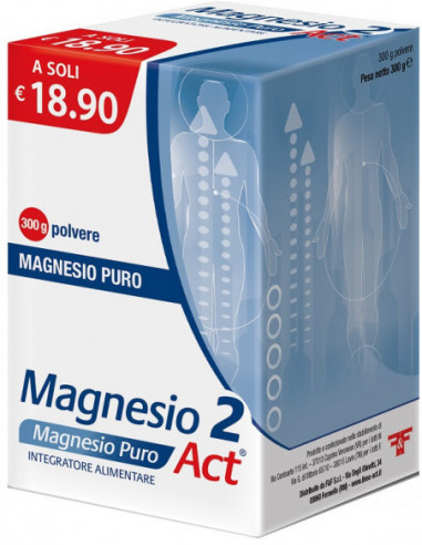 Magnesio 2 Magnesio Puro Act Polvere...