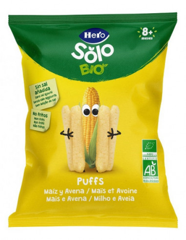 Hero Solo Snack Puff Avena Mais 25 G