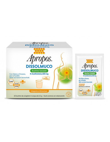 Apropos Dissolmuco 10 Bustine Solubili
