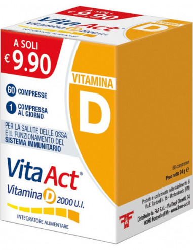 Vita Act Vitamina D 2000ui 60 Compresse