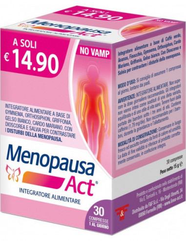 Menopausa Act 30 Compresse