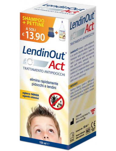 Lendinout Act Antipidocchi 150 Ml