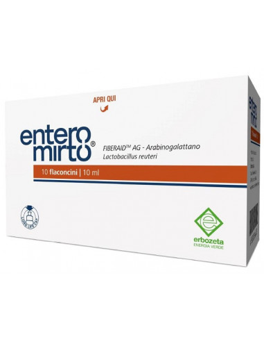 Entero Mirto 10 Flaconcini Da 10 Ml