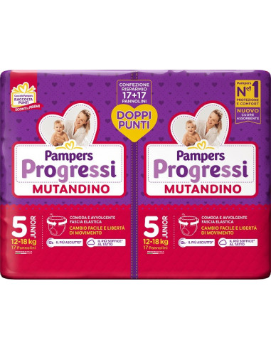 Pampers Progressi Mutandino Junior...