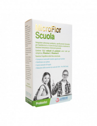 Microflor Scuola 30 Capsule Masticabili