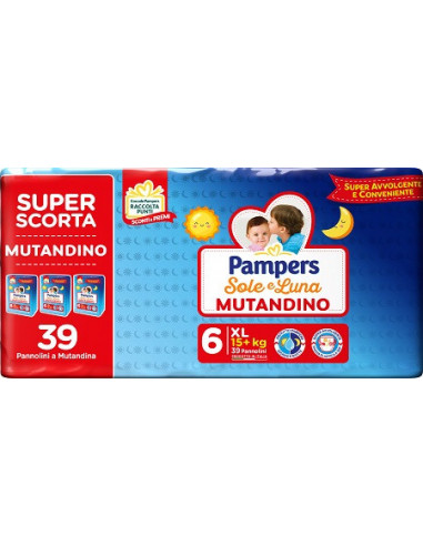 Pampers Sole Luna Mutandina Trio Xl...
