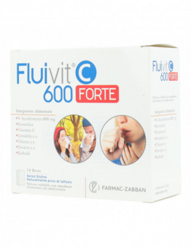 Fluivit C 600 Forte 14 Bustine
