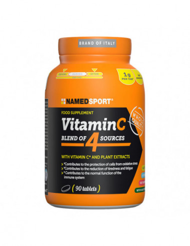 Vitamin C 4 Natural Blend 90 Compresse