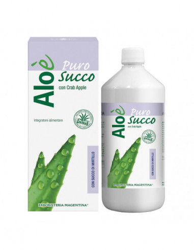 Aloe' Aloe Vera Bio + Mirtillo 1 Litro
