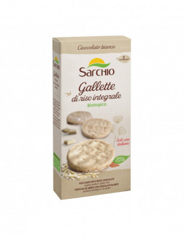 Gallette Riso Cioccolato Bianco 100 G