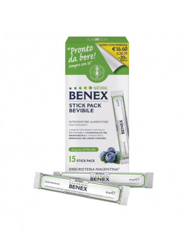 Benex Bevibile 15 Stick Da 12 Ml...