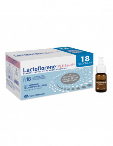 Lactoflorene Plus Bimbi 18 Flaconi