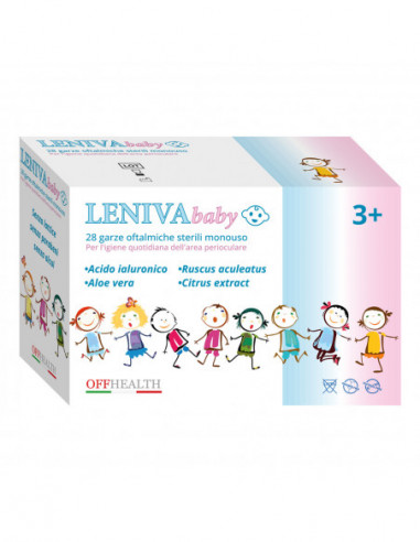 Leniva Baby Garze Oftalmiche 28 Pezzi