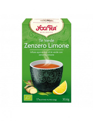 Yogi Tea Te' Verde/zenzero/limone Bio...