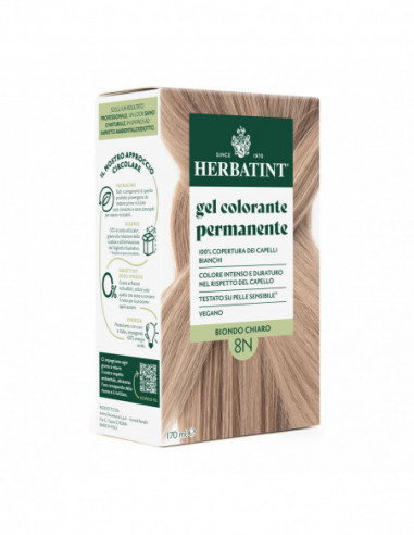 Herbatint 8n Biondo Chiaro 170 Ml