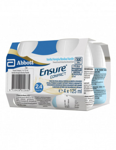 Ensure Compact Vaniglia 4 Bottiglie...