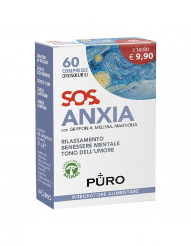 Puro Sos Anxia 60 Compresse Orosolubili