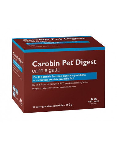 Carobin Pet Digest Granulare 30 Buste...