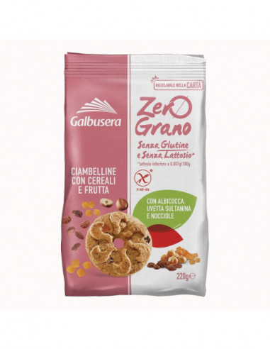Zerograno Frollini Cereali Frutta 220 G