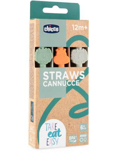 Chicco Cannucce Silicone 12 Mesi+