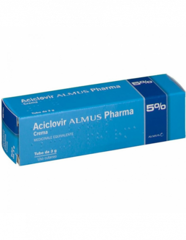 Aciclovir (almus) Crema Derm 3 G 5%
