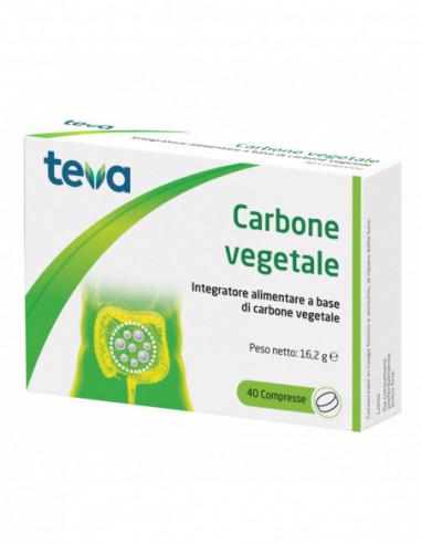 Carbone Vegetale Teva 40 Compresse...