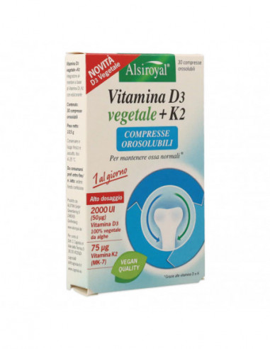 Alsiroyal Vitamina D3+k2 30 Compresse...