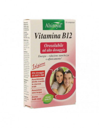 Vitamina B12 Orosolubile 30 Compresse
