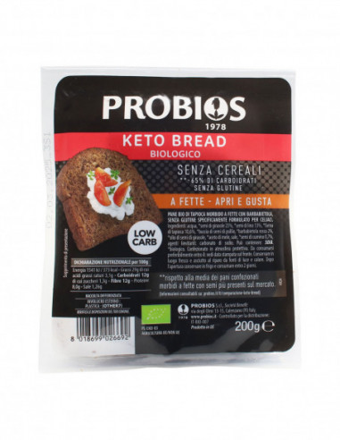 Probios Keto Bread Senza Glutine 200 G
