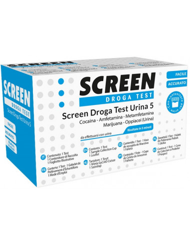 Screen Droga Test 5 Droghe Test...