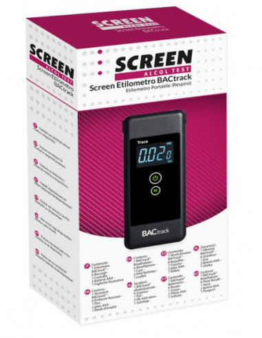 Screen Alcol Test Screen Etilometro...