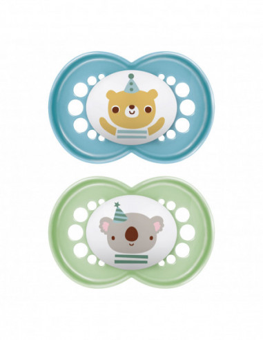 Mam Original 6+ Silicone Maschio 2 Pezzi