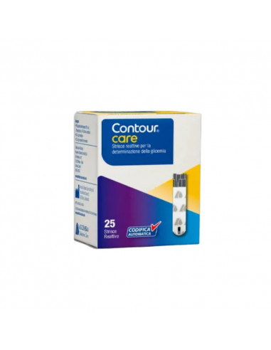 Contour Care Strisce Reattive 25 Pezzi
