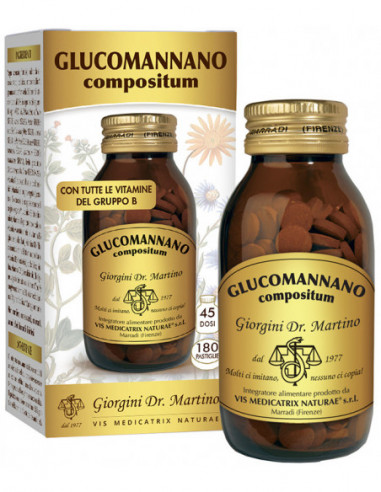 Glucomannano 180 Pastiglie