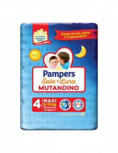 Pampers Sole Luna Mutandina Maxi 15...