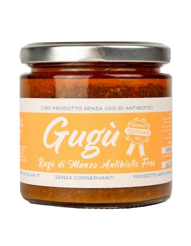 Gugu' Ragu' Manzo Antibiotic Free 210 G
