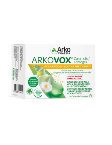 Arkovox Menta/eucalipto 24 Caramelle