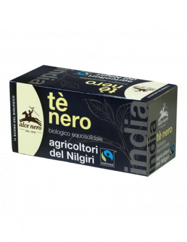 Te' 20 Filtri Nero Bio Fairtrade