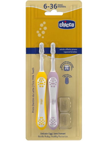 Chicco Spazzolino 6-36 Mesi Doppio...
