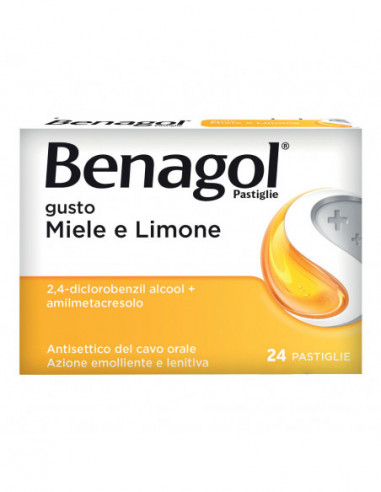Benagol 24 Pastiglie Miele-limone