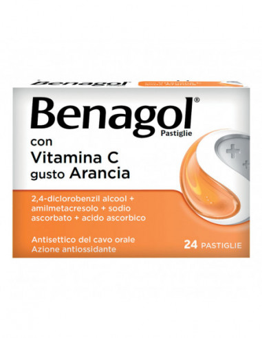 Benagol Vitamina C 24 Pastiglie Arancia