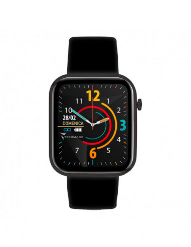 Techmade Hava Smartwatch Total Black