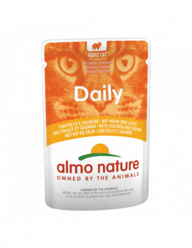 Daily Cat Pollo/salmone 70 G