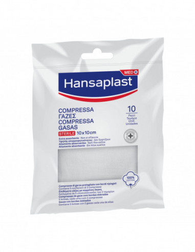 Hansaplast Garza Compressa 10 X 10 Cm...