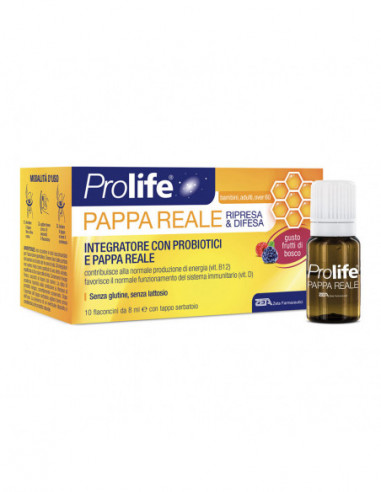 Prolife Pappa Reale 10 Flaconi Da 8 Ml