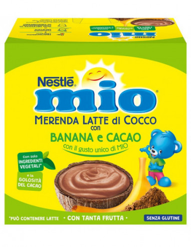 Mio Merenda Latte Di Cocco Con Banana...