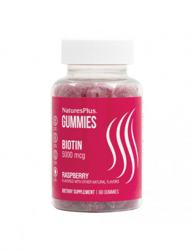 Biotina 5000mcg Gummies Lampone 60...