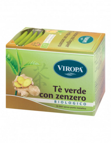 Viropa Te' Verde&zenzero Bio 15 Filtri