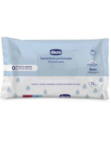 Chicco Salviette 72 Pezzi No Plaque